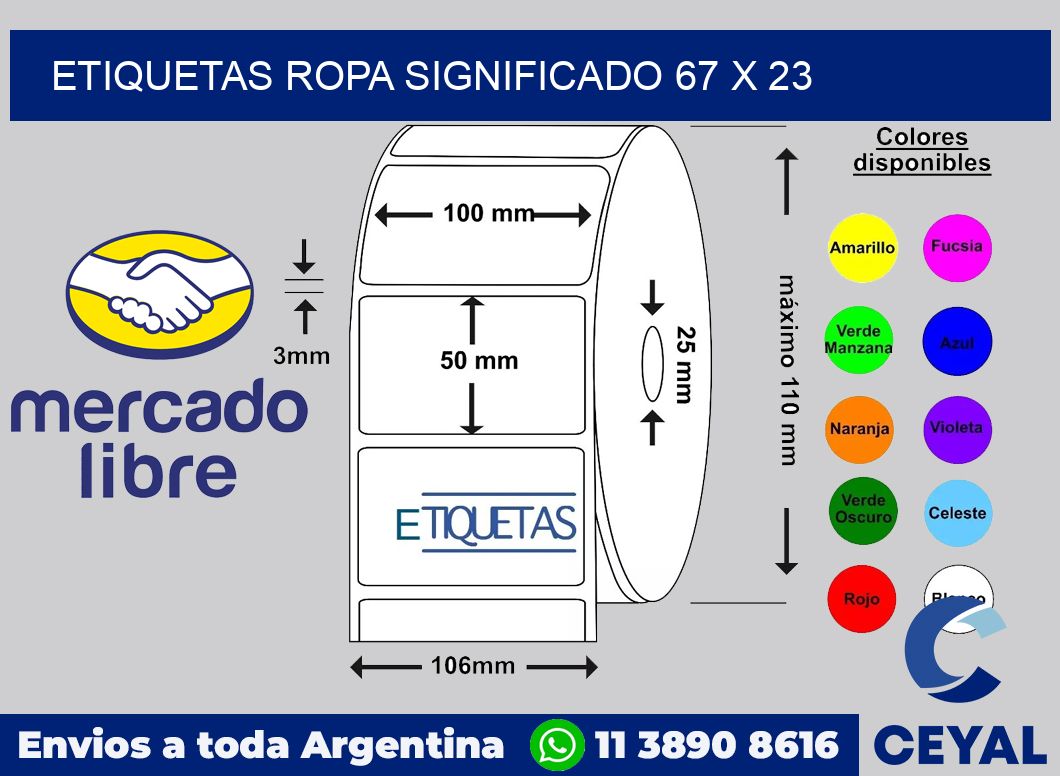 Etiquetas ropa significado 67 x 23