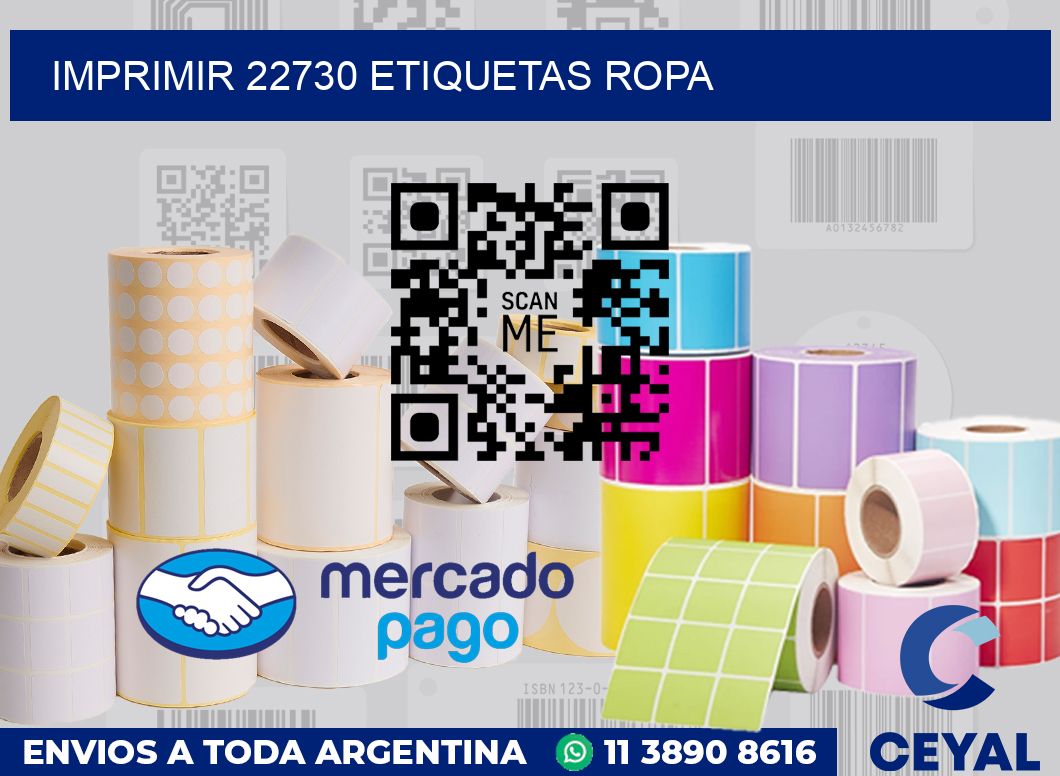 imprimir 22730 etiquetas ropa