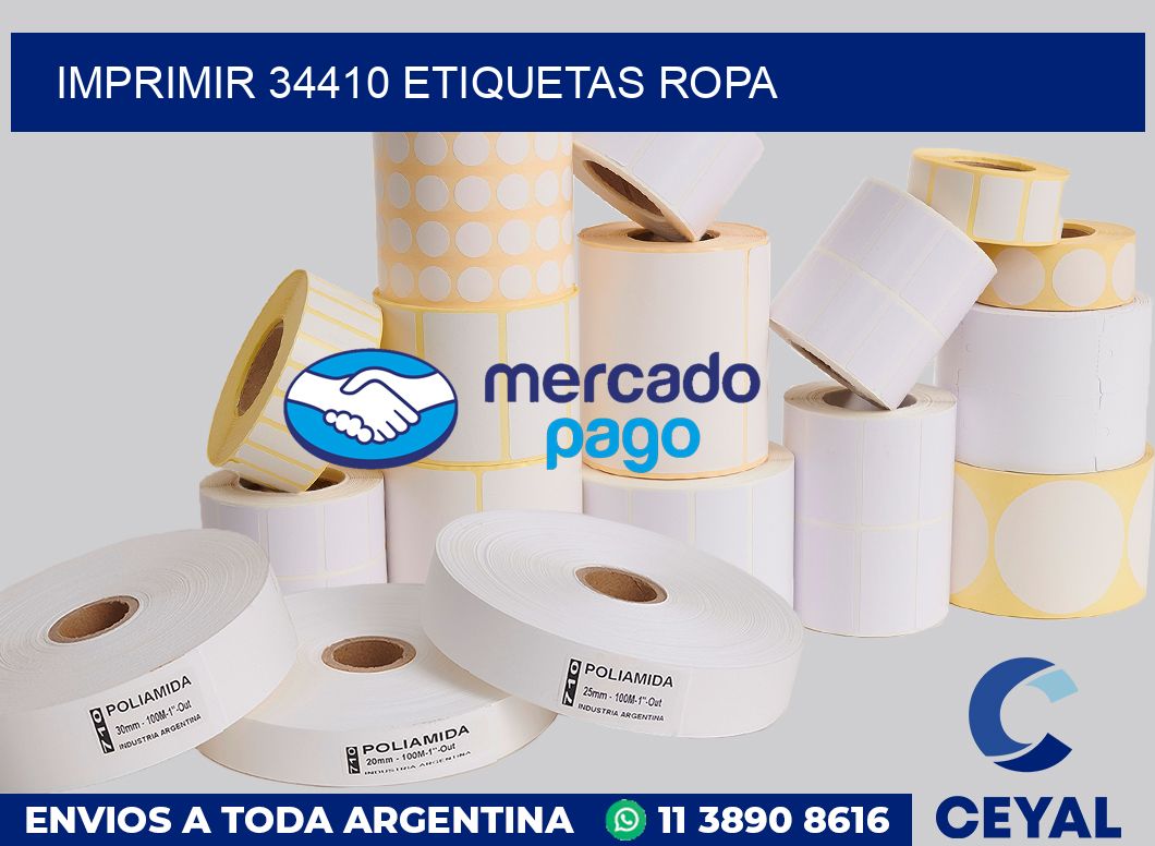 imprimir 34410 etiquetas ropa