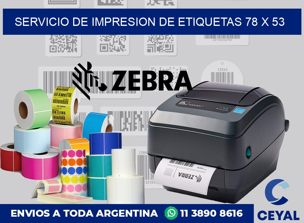 servicio de impresion de etiquetas 78 x 53