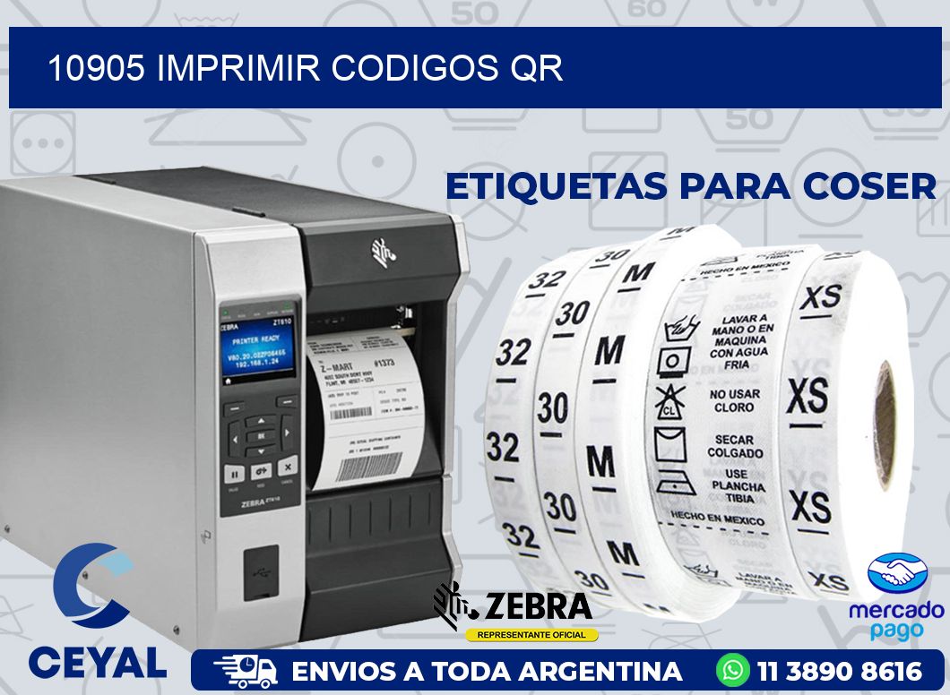 10905 IMPRIMIR CODIGOS QR