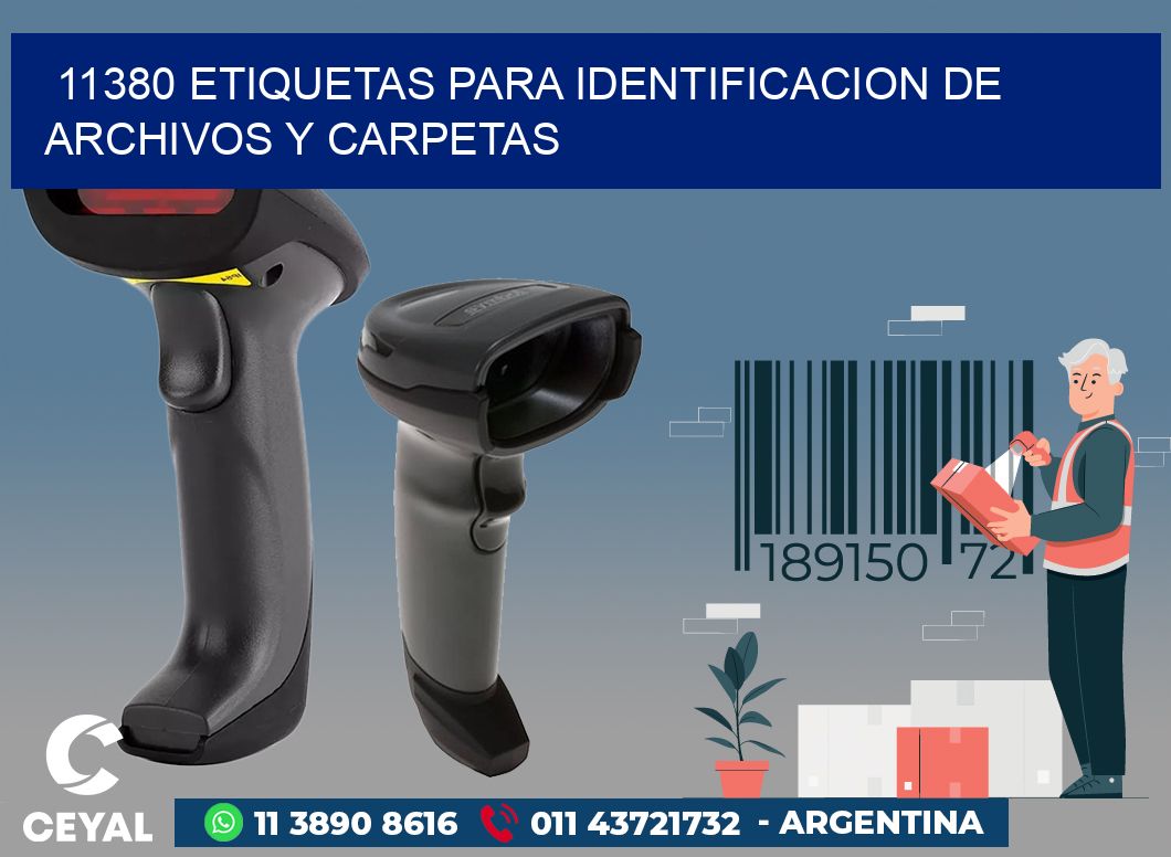 11380 ETIQUETAS PARA IDENTIFICACION DE ARCHIVOS Y CARPETAS