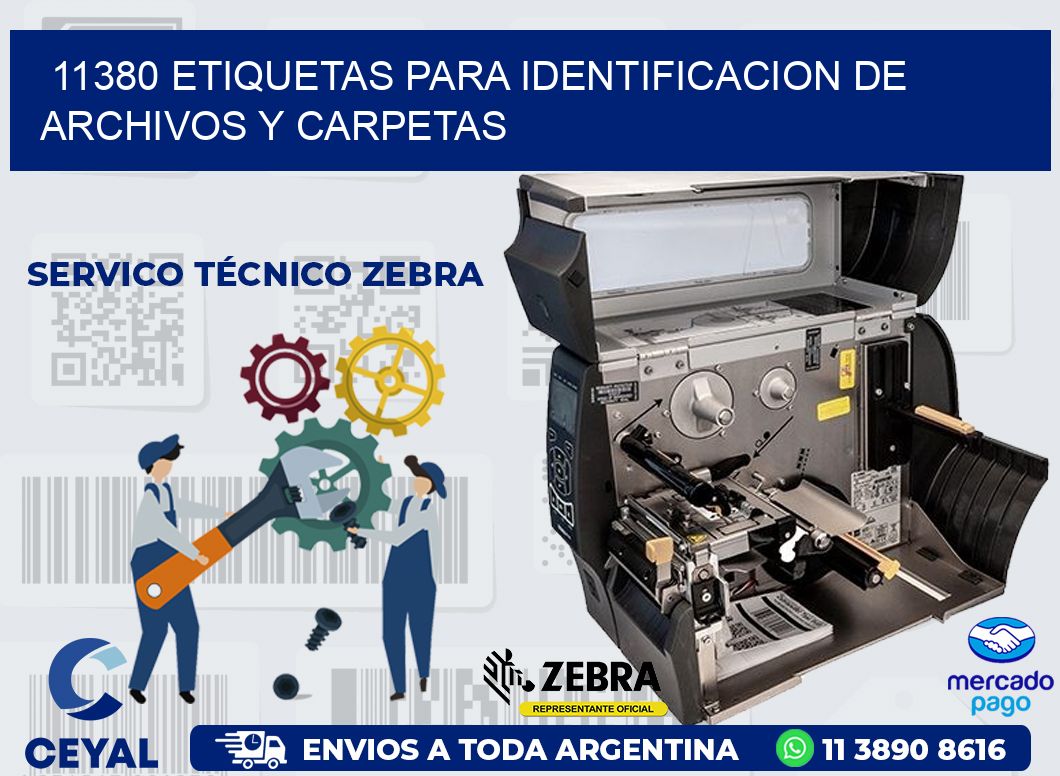 11380 ETIQUETAS PARA IDENTIFICACION DE ARCHIVOS Y CARPETAS