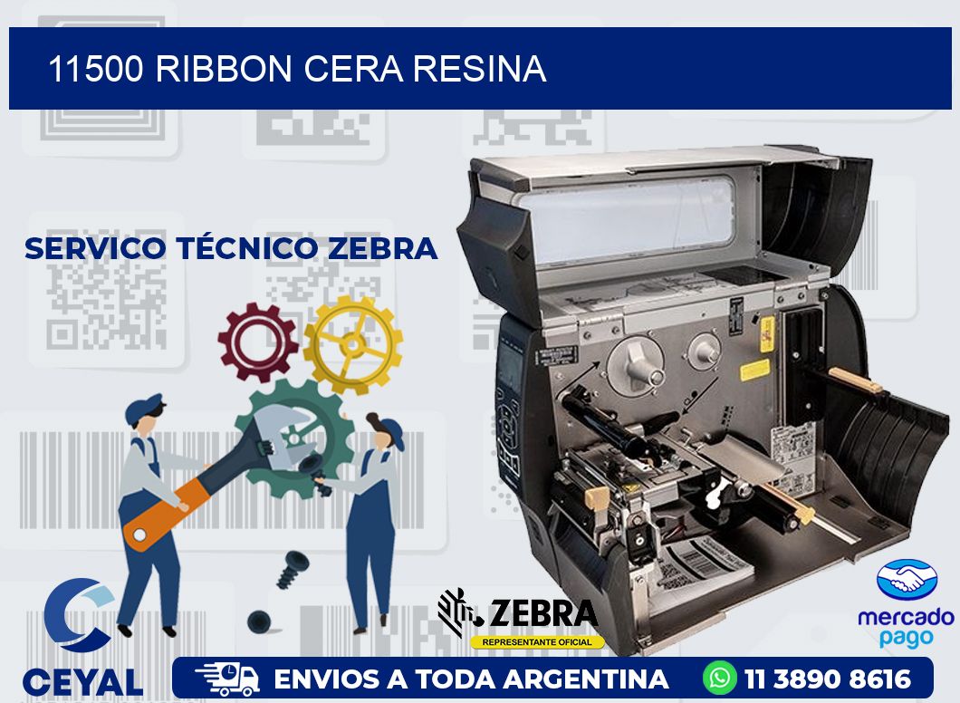 11500 RIBBON CERA RESINA