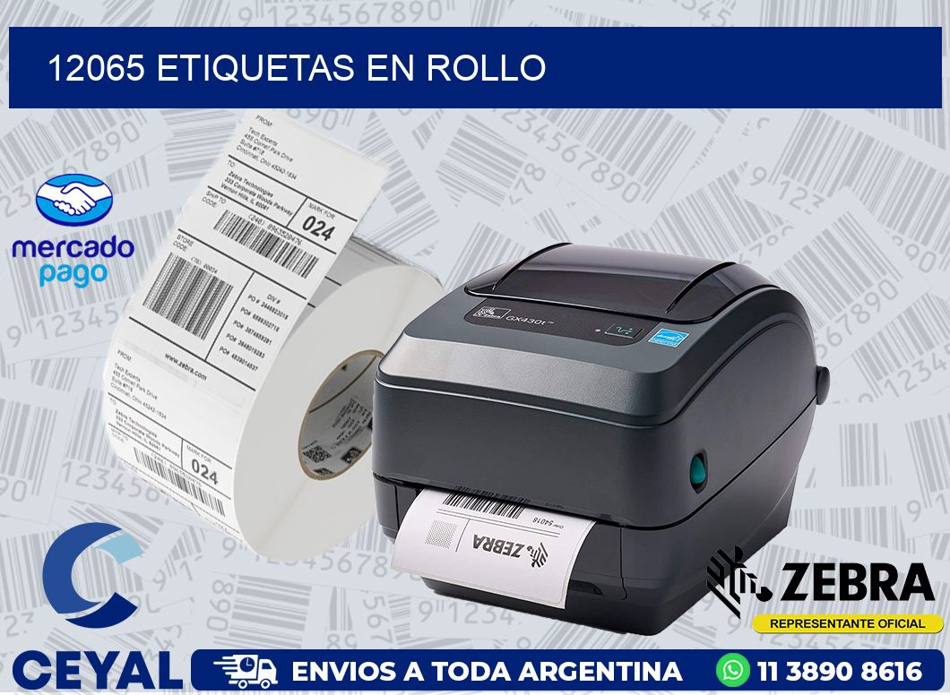 12065 ETIQUETAS EN ROLLO