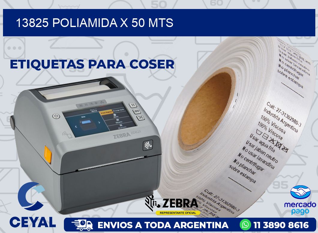 13825 POLIAMIDA X 50 MTS