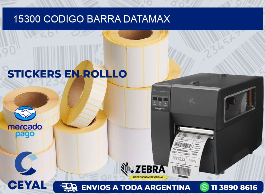 15300 CODIGO BARRA DATAMAX