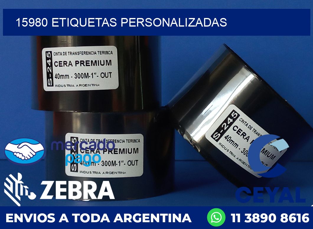 15980 ETIQUETAS PERSONALIZADAS