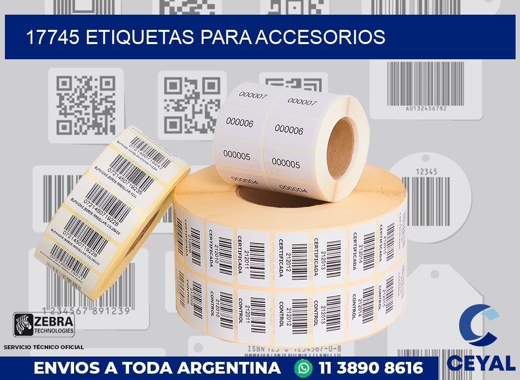 17745 ETIQUETAS PARA ACCESORIOS