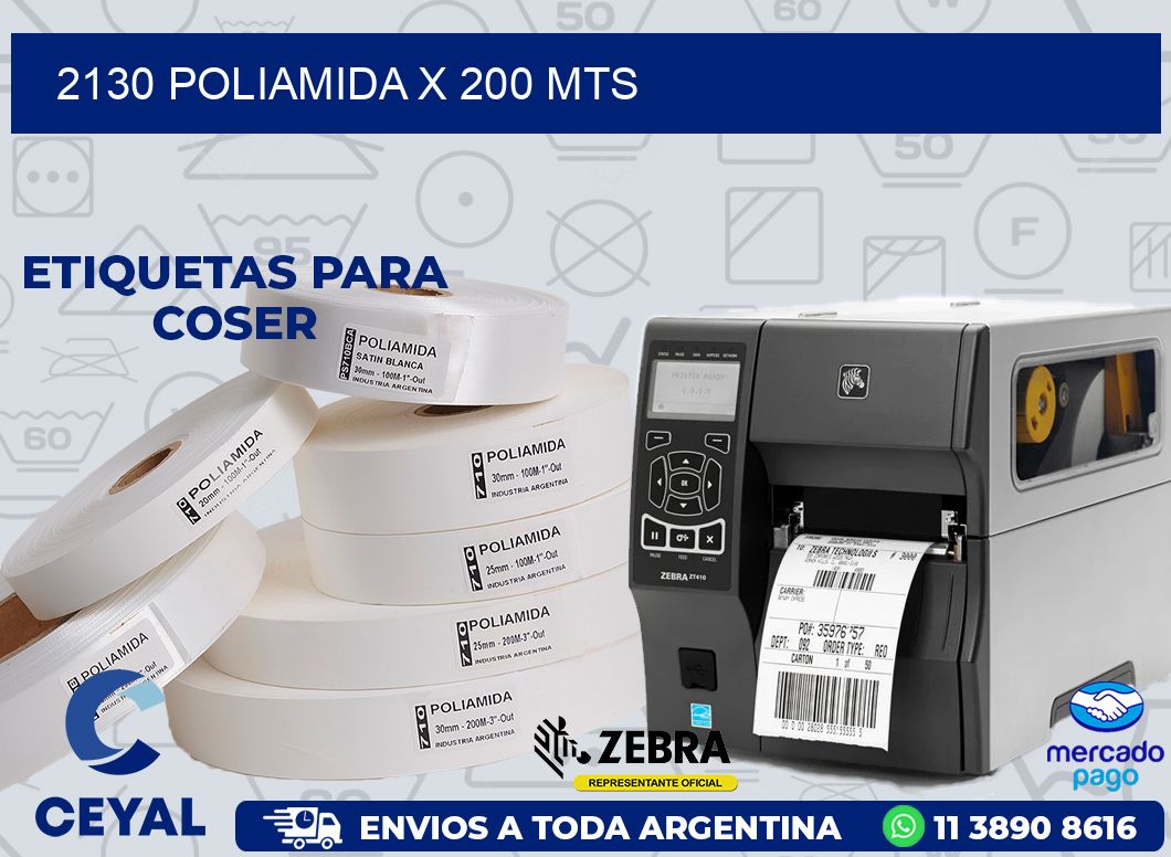 2130 POLIAMIDA X 200 MTS