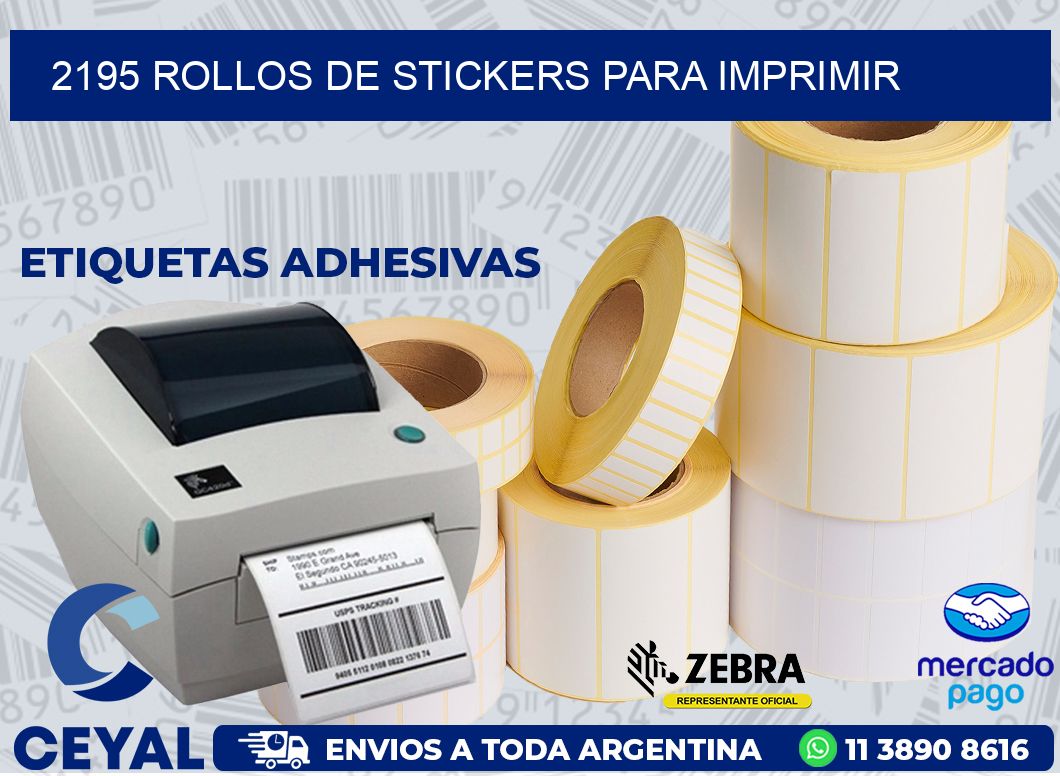 2195 ROLLOS DE STICKERS PARA IMPRIMIR