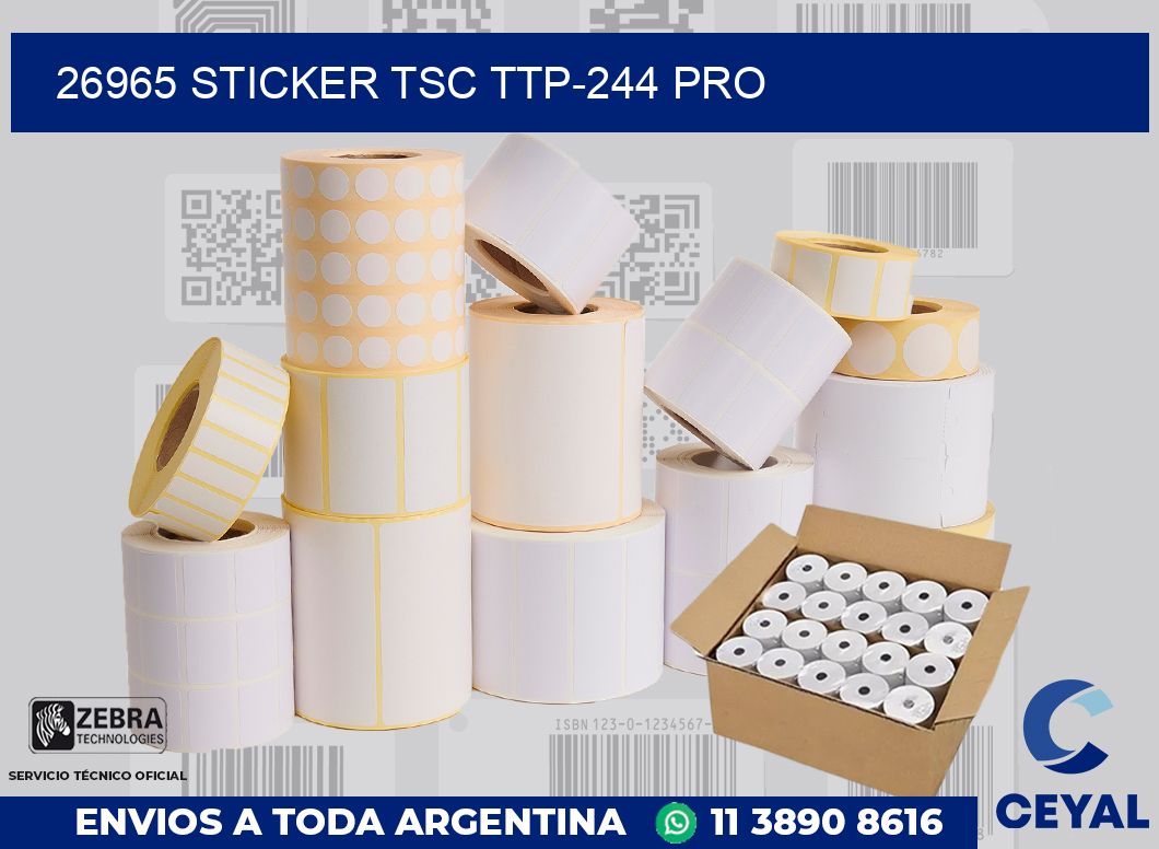 26965 STICKER TSC TTP-244 PRO