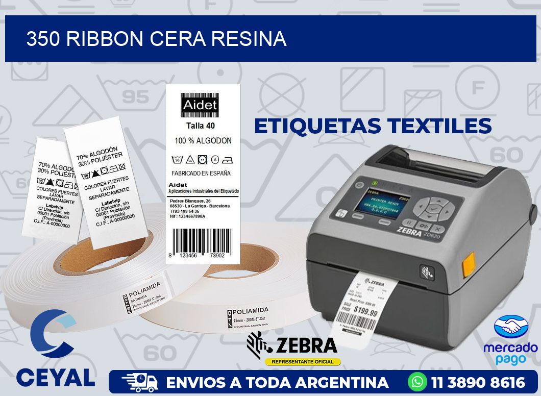 350 RIBBON CERA RESINA