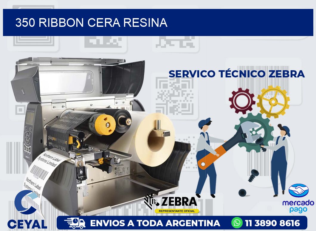 350 RIBBON CERA RESINA