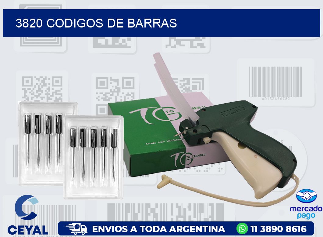 3820 CODIGOS DE BARRAS