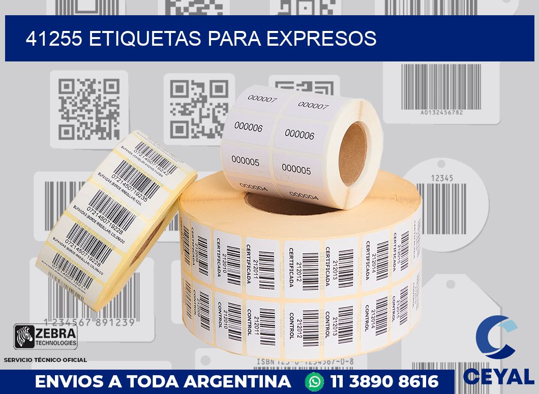 41255 ETIQUETAS PARA EXPRESOS