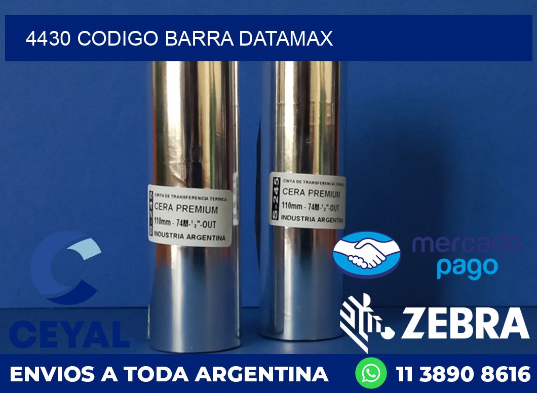 4430 CODIGO BARRA DATAMAX