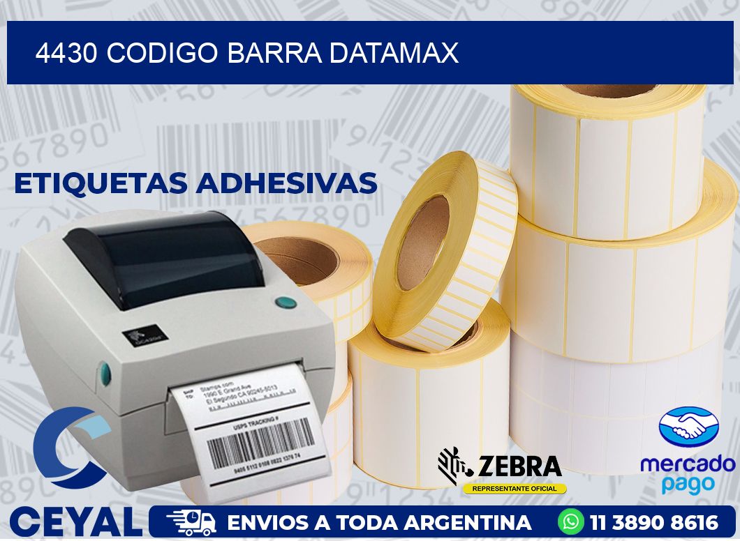 4430 CODIGO BARRA DATAMAX