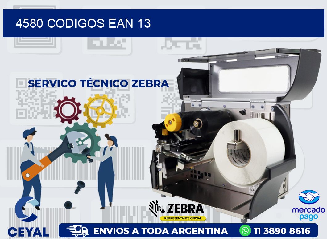 4580 CODIGOS EAN 13