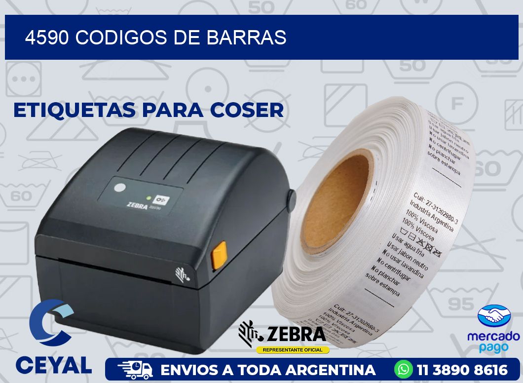 4590 CODIGOS DE BARRAS