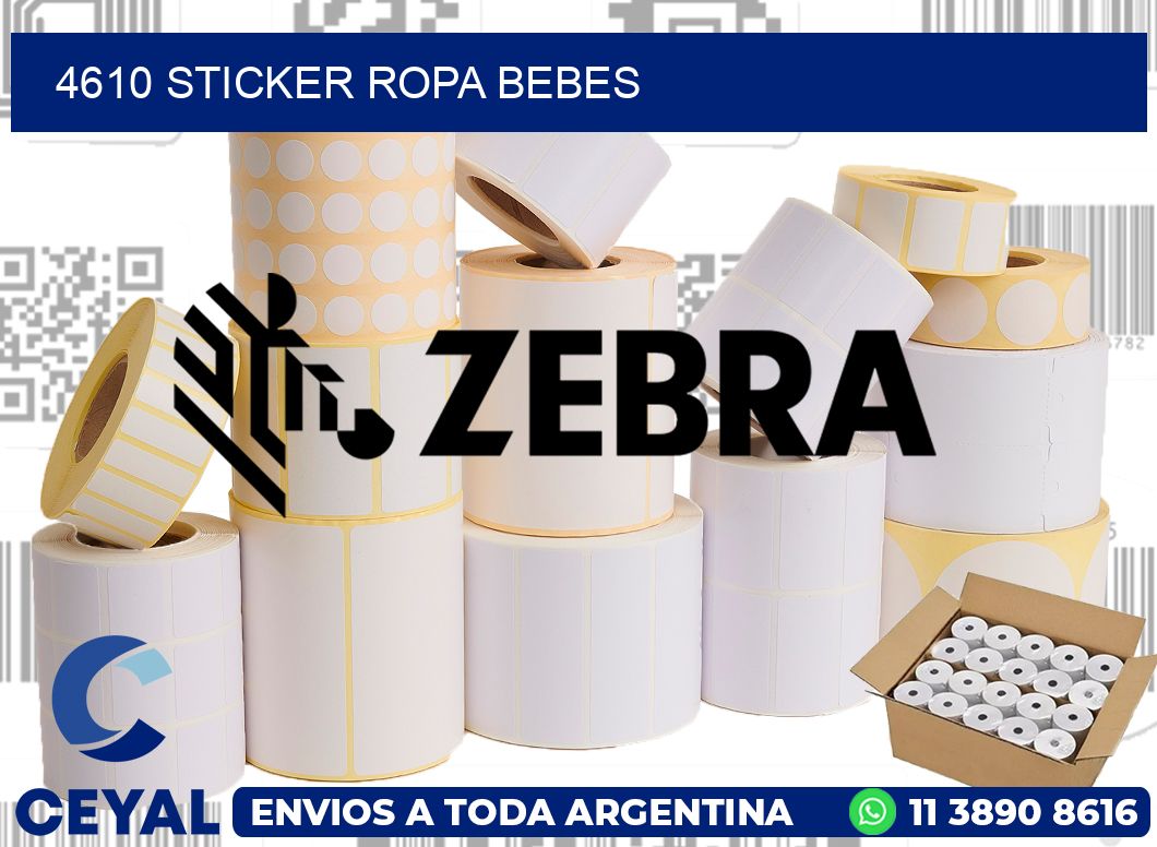 4610 STICKER ROPA BEBES