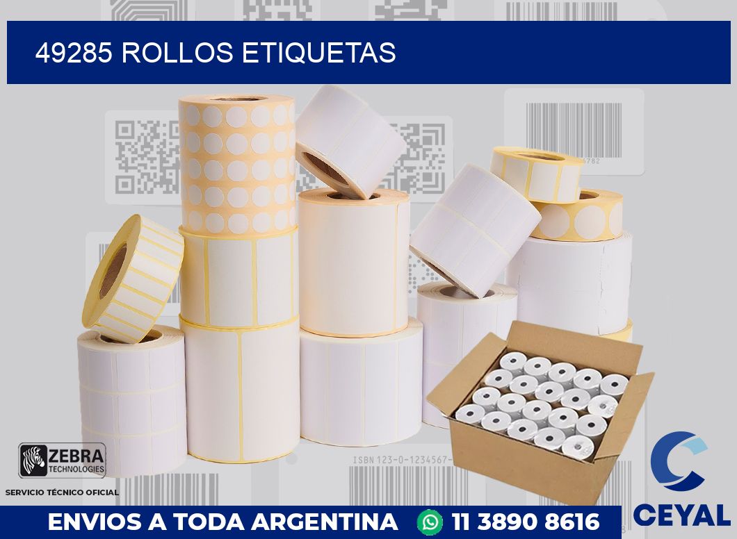 49285 ROLLOS ETIQUETAS