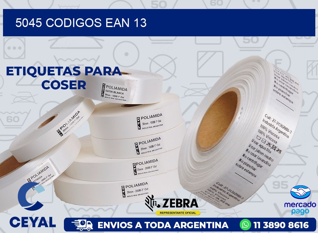 5045 CODIGOS EAN 13