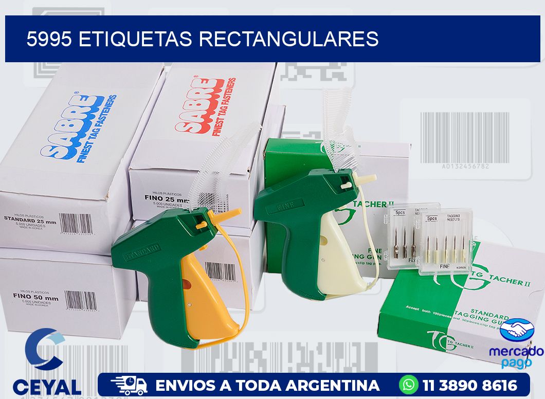 5995 ETIQUETAS RECTANGULARES