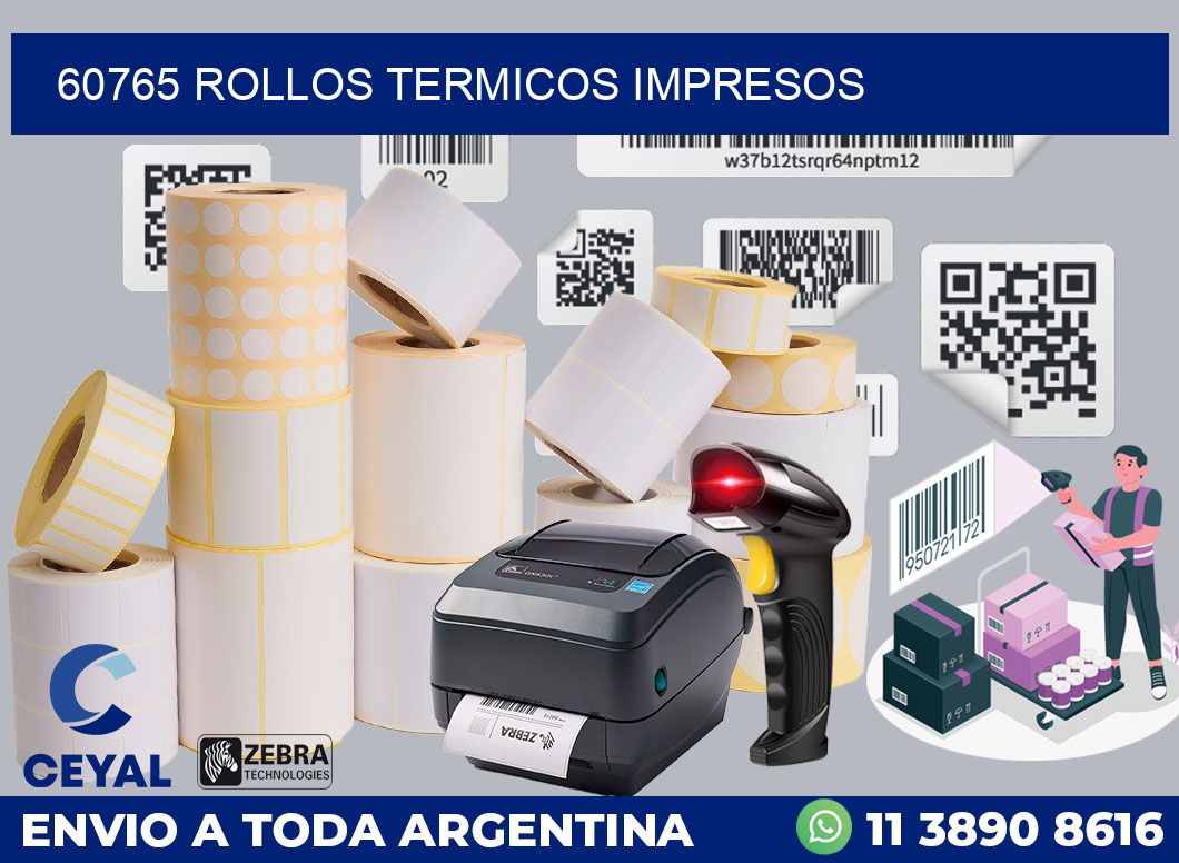 60765 ROLLOS TERMICOS IMPRESOS