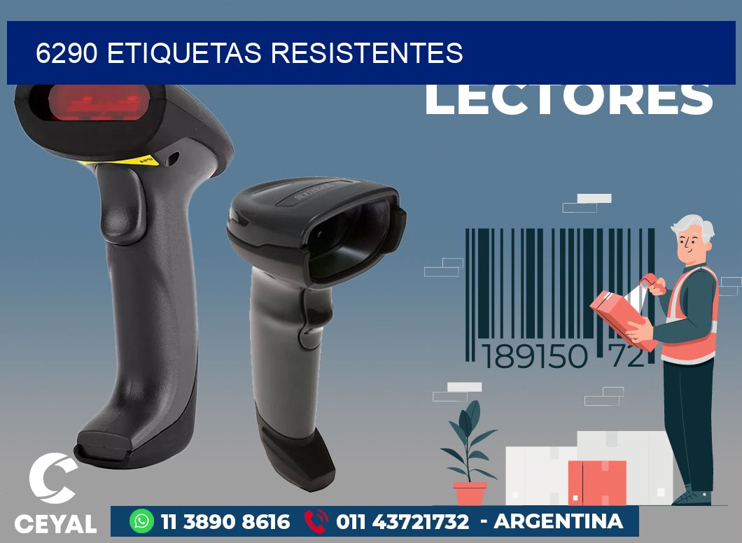 6290 ETIQUETAS RESISTENTES