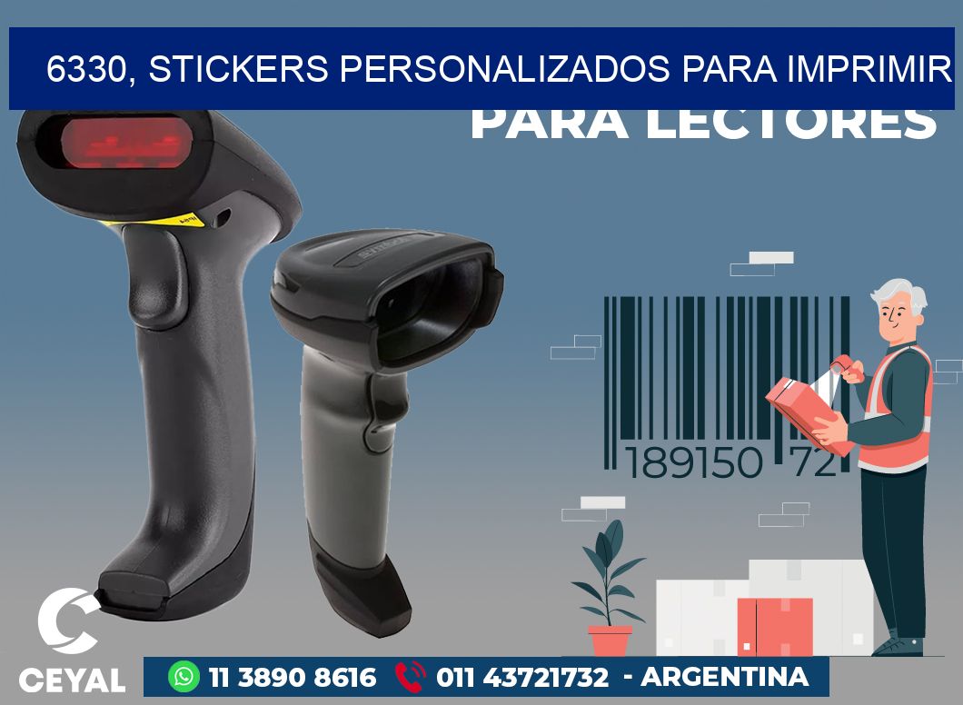 6330, stickers personalizados para imprimir