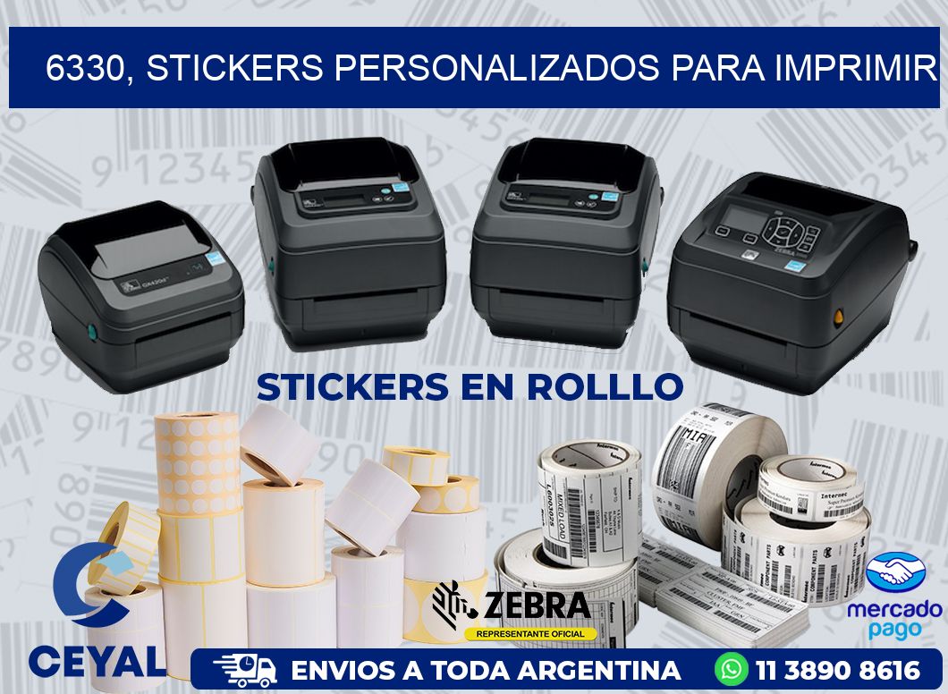 6330, stickers personalizados para imprimir