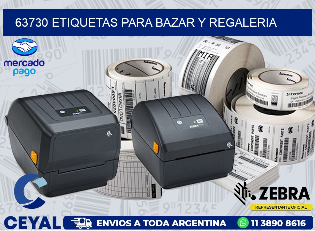 63730 ETIQUETAS PARA BAZAR Y REGALERIA