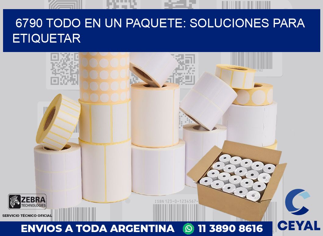 6790 TODO EN UN PAQUETE: SOLUCIONES PARA ETIQUETAR