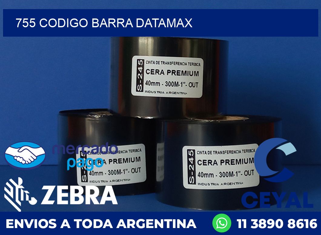 755 CODIGO BARRA DATAMAX