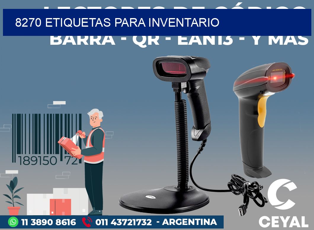 8270 ETIQUETAS PARA INVENTARIO