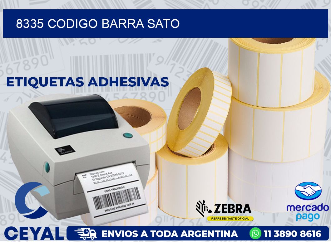 8335 CODIGO BARRA SATO