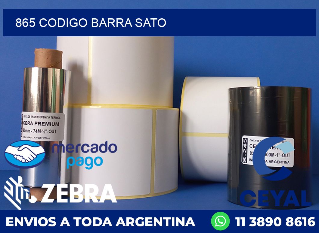 865 CODIGO BARRA SATO