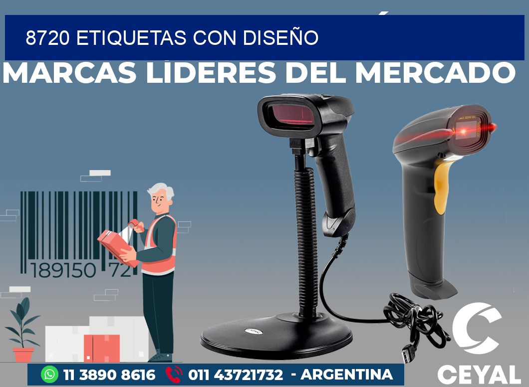 8720 ETIQUETAS CON DISEÑO