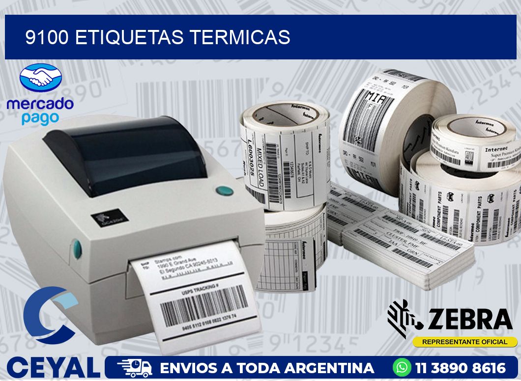 9100 ETIQUETAS TERMICAS