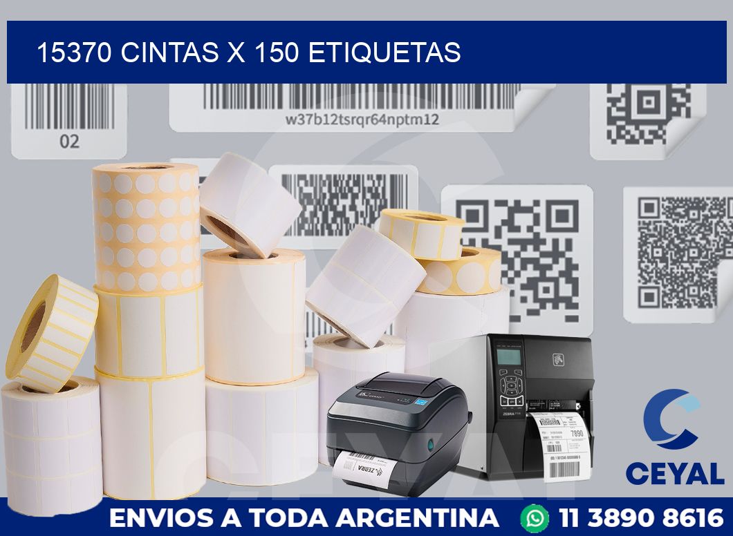 15370 cintas x 150 etiquetas