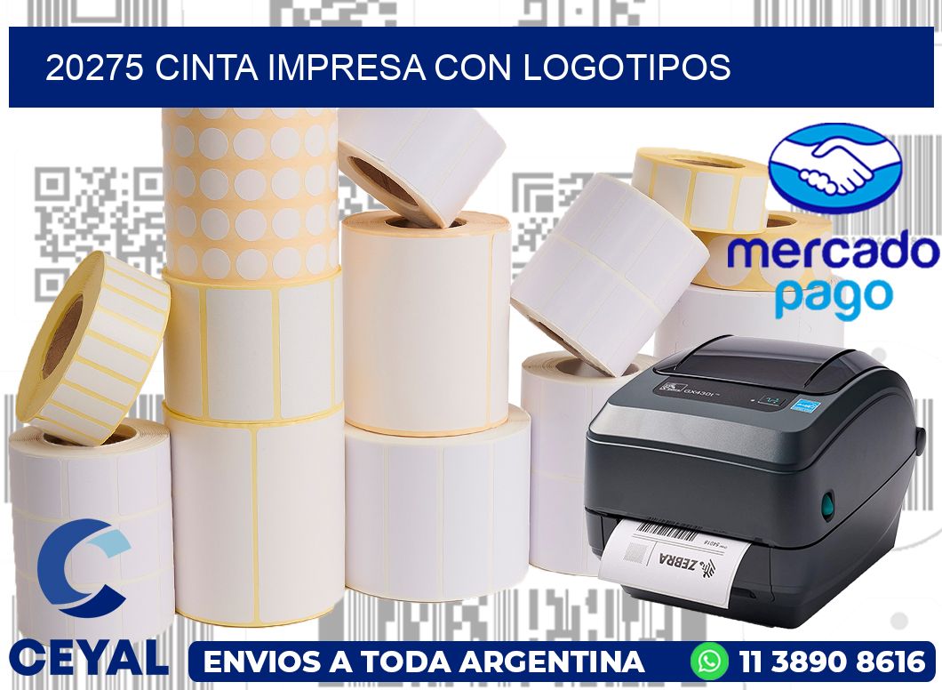 20275 CINTA IMPRESA CON LOGOTIPOS