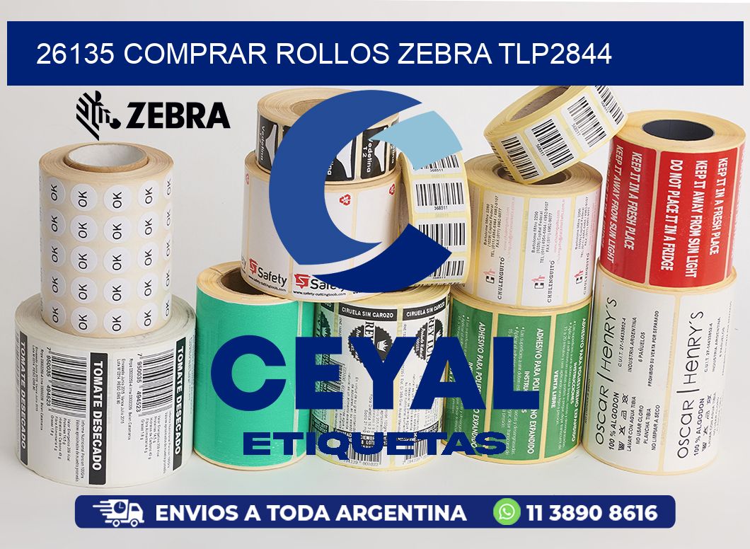 26135 COMPRAR ROLLOS ZEBRA TLP2844