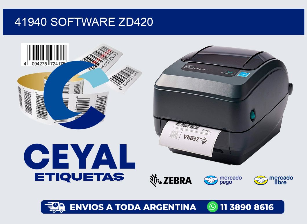 41940 SOFTWARE ZD420