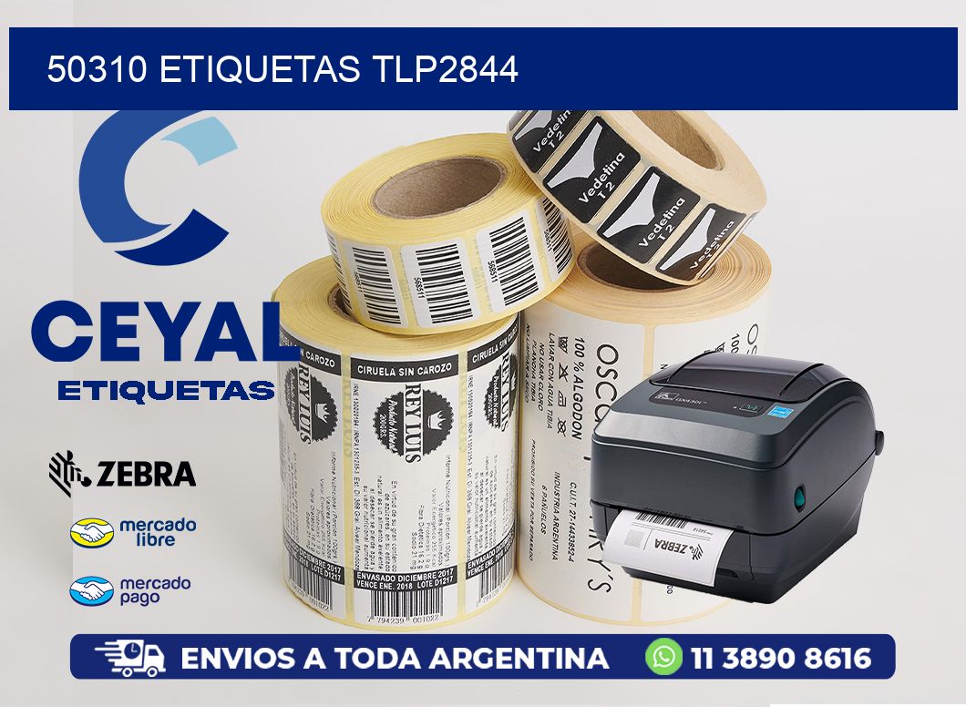 50310 ETIQUETAS TLP2844