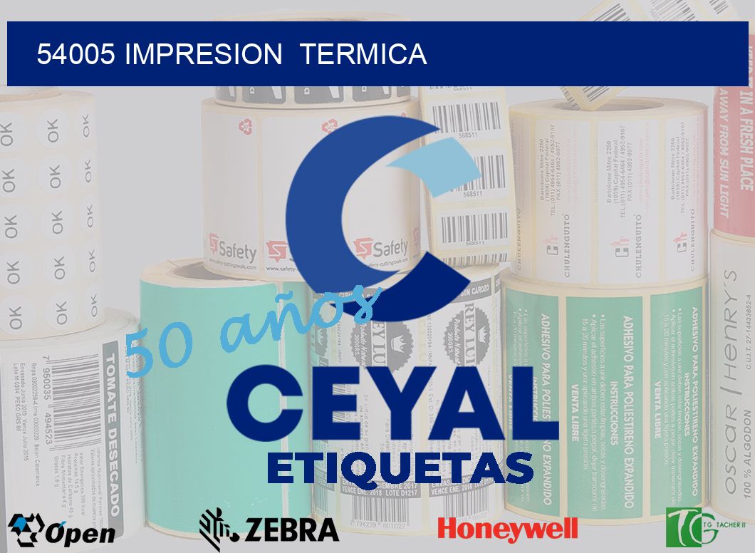 54005 impresion  termica