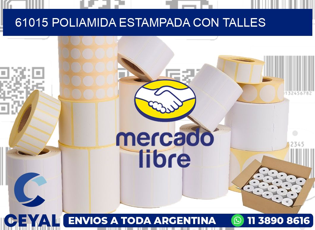 61015 POLIAMIDA ESTAMPADA CON TALLES