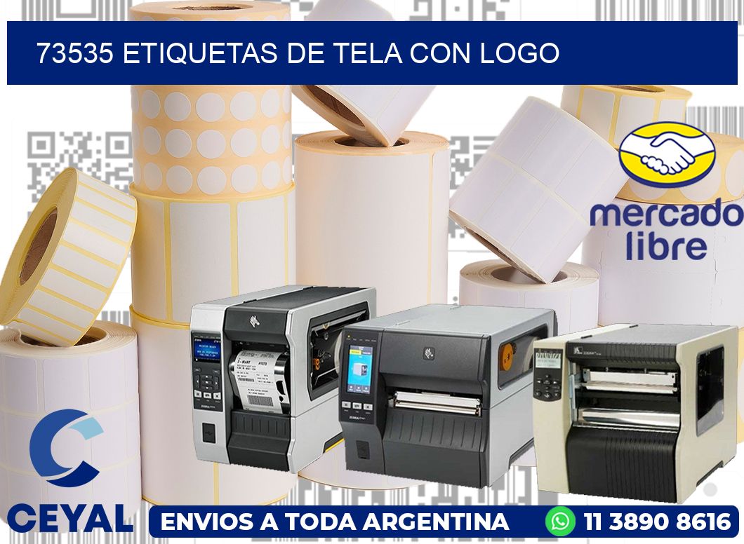 73535 ETIQUETAS DE TELA CON LOGO