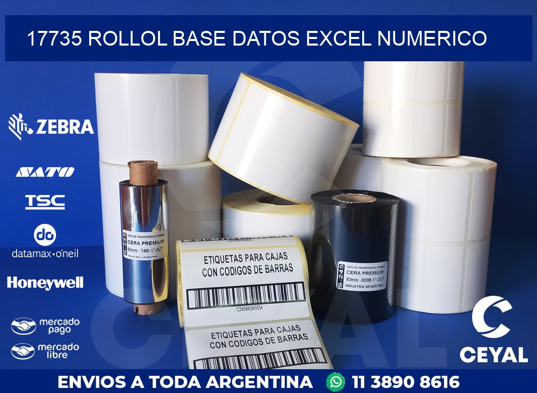 17735 rollol base datos excel numerico