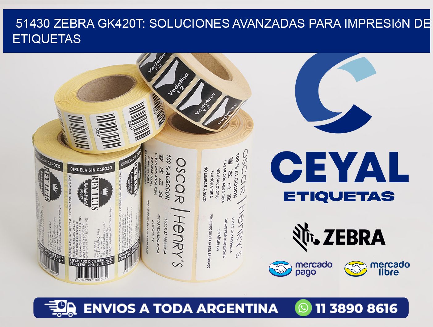 51430 Zebra GK420T: Soluciones Avanzadas para Impresión de Etiquetas